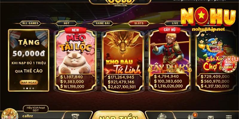 GO88 – Trải nghiệm game bài, nổ hũ, bắn cá cực chất cùng Nohu Tìm hiểu nohu Go88